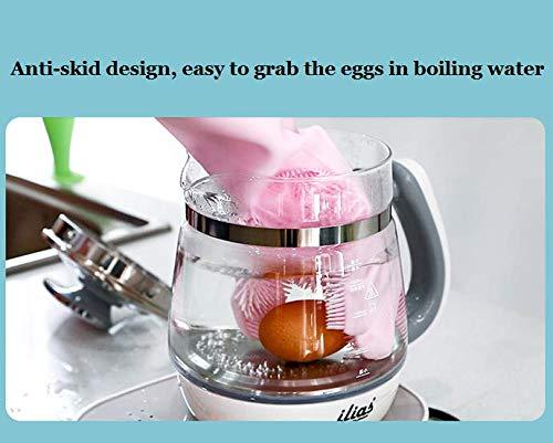 Kitchen Magic Silicone Dishwashing Gloves Cleaning Scrub Sponge Scrubbing