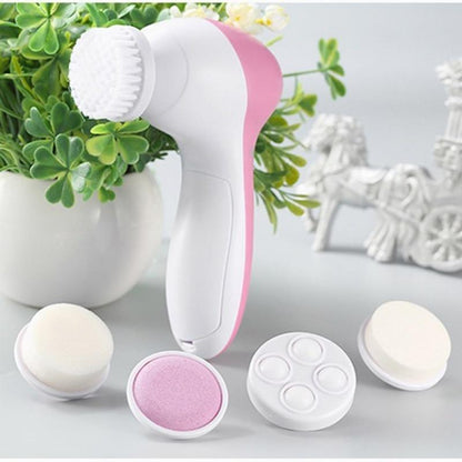 5 In 1 Electric Face Wash Brush And Cleansing Device