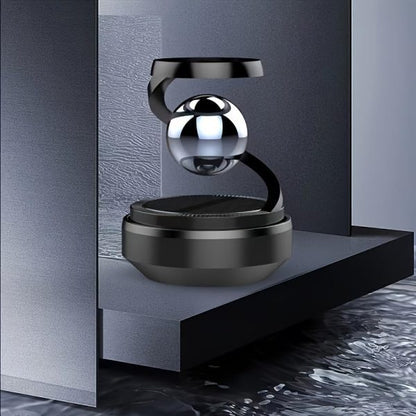 Star Solar Powered Levitating Ball Air Freshener For Car Dashboard, Aesthetic Car Decor